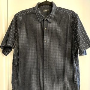 Theory short sleeve button down shirt